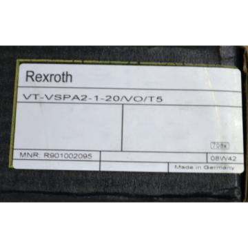 REXROTH VT-VSPA2-1-20/VO/T5 MANNESMANN MNR: R901002095 NEU OVP VERSCHWEISST