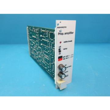 REXROTH VT5003-S-31 R1 PROPORTIONAL AMPLIFIER BOARD WITH RAMP CONTROL