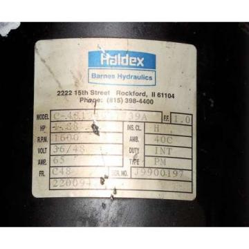 New C481340X7739A Haldex Barnes Hydraulic Motor / Assembly 1600 RPM 48V Pump
