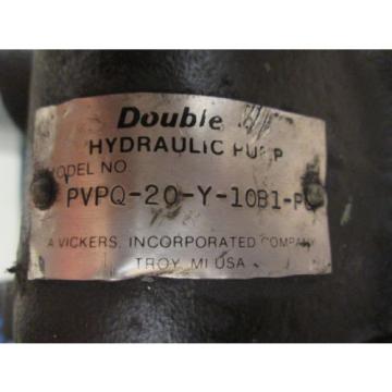 Vickers Double Hydraulic PVPQ20Y10B1P Used Pump