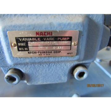 NACHI HYDRAULIC POWER UNIT VARIABLE VANE VDC1B2A3HU1688K/OG331000 MOTOR Pump
