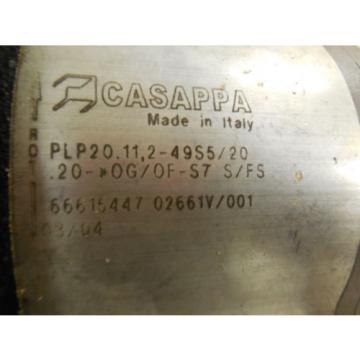 NEW CASAPPA HYDRAULIC # PLP20.11.249S5/20.20OG/OFS7S/FS Pump