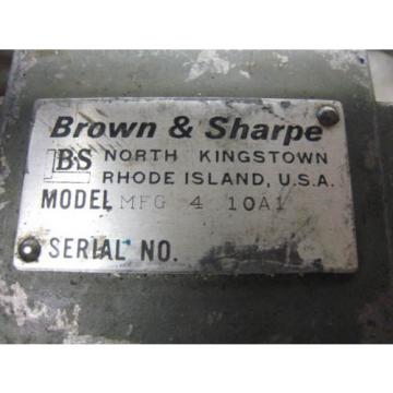 BROWN &amp; SHARPE MFG SERIES PRESSURE REDUCING HYDRAULIC 10,000 PSI TO 4,000  Pump