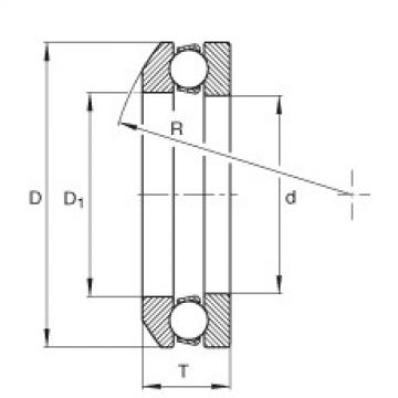 Axial deep groove ball bearings - 4123