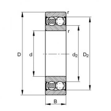 Self-aligning ball bearings - 2213-2RS-TVH