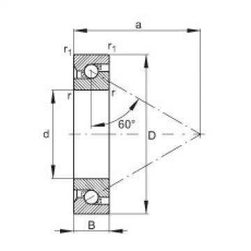 Axial angular contact ball bearings - 7602012-TVP