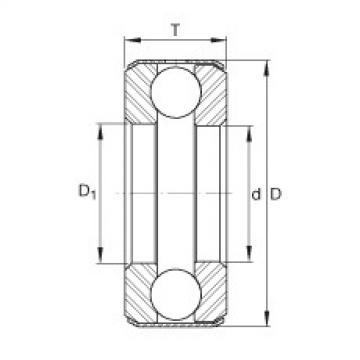 Axial deep groove ball bearings - D15