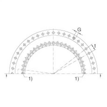 Axial/radial bearings - YRT580