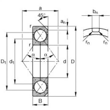 Four point contact bearings - QJ230-N2-MPA