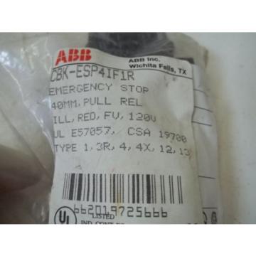 ABB CBK-ESP4IF1R EMERGENCY STOP *NEW IN A BAG*