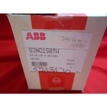 New In Box ABB S3NQ150TW 150A 3P 100% rated
