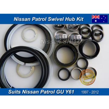 Nissan Patrol GU Y61 MLCSH14 Swivel Hub Overhaul Kit with Swivel Hub Bearings