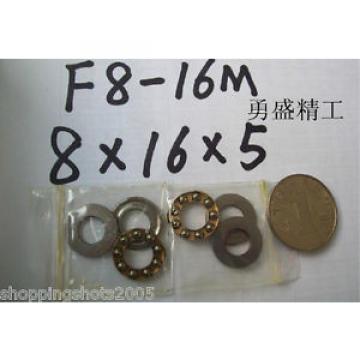 (10) 8 x 16 x 5 mm F8-16M Axial Ball Thrust quality Bearing 3-Parts 8*16*5 ABEC1