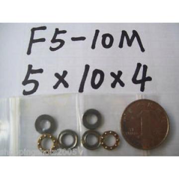 (10) 5 x 10 x 4 mm F5-10M Axial Ball Thrust quality Bearing 3-Parts 5*10*4 ABEC1