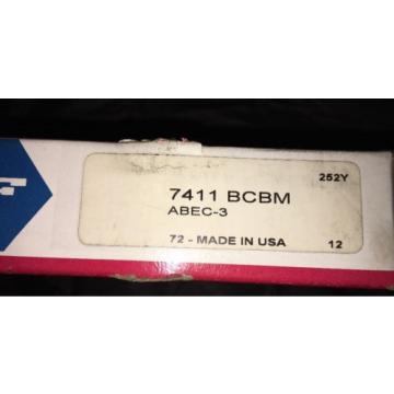 7411BCBM  ABEC-3 SKF New Angular Contact Ball Bearing