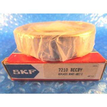 SKF 7210BECBY, Light 7200 Series Angular Contact Ball Bearing, (Replaces BEAGY)