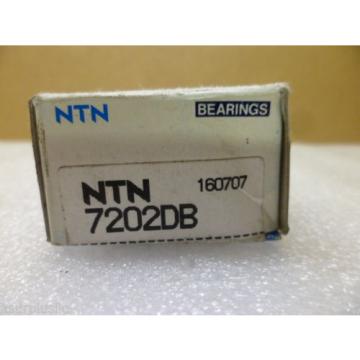 NTN 7202DB ANGULAR CONTACT BALL BEARING   NOS