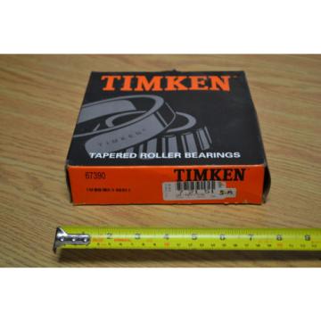 Timken tapered roller bearing 67390  133.35 mm  X 196.85 mm  X 46.038 mm