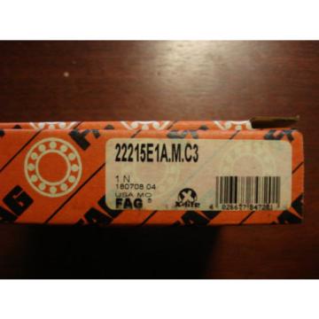 FAG 22215E1A.M.C3 Spherical Roller Bearing, 75mm x 130mm x 31mm, USA, 8188eFE3