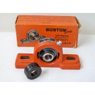 Vtg.BOSTON ball bearings Finland GEAR 3L 1/2&#034; Self-Aligning Precision Ball Bearing PILLOW BLOCK Unused