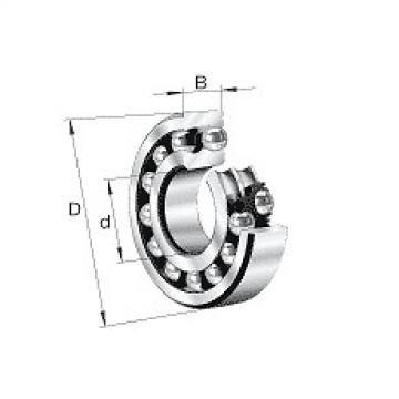 2217-K-M-C3 ball bearings Portugal FAG Self-aligning ball bearings 22..-K, main dimensions to DIN 630,