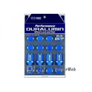 NEW ENKEI Performance Duralumin Lock Nuts Set for 4H 19HEX 35mm M12 P1.25 BLUE