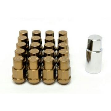 Rays Duralumin Wheel Lug Nuts + Locks 42MM M12X1.25 Thread Bronze 20PC Set