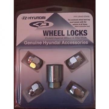 Genuine fits Hyundai U844000400 Wheel Lock Lug Nut Set With Key