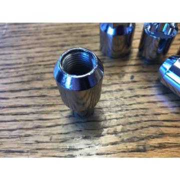 Set Lug Nut Wheel Lock Nuts 9/16 Bulge Acorn Locking Lugs New
