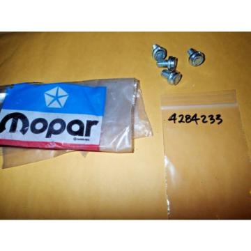 (4) Mopar Key Lock Nuts OEM 4284233 No Key