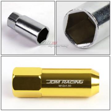 20 PCS GOLD M12X1.5 EXTENDED WHEEL LUG NUTS KEY FOR LEXUS IS250 IS350 GS460