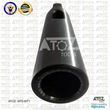 Atoz Morse Taper Drill Sleeve Adapter MT0 Socket to MT1 Shank Made In India New