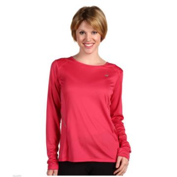 NWT New Balance Adapter 2.0 Long Sleeve Running Shirt Top Carmine Pink XS