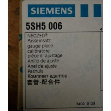 Siemens 5SH5006  Neozed 6 AMP Adapter Sleeve - Lot of 12 - NEW
