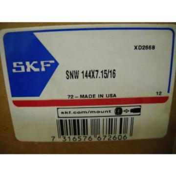 SKF MODEL SNW 144 X 7-15/16 BEARING ADAPTER SLEEVE NEW IN BOX