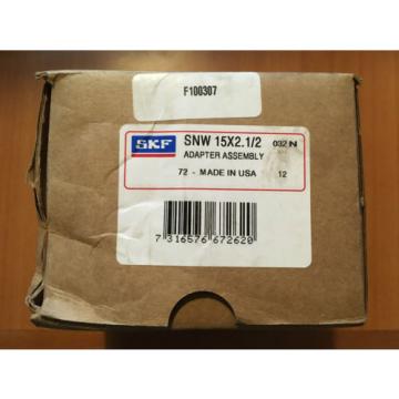 SKF SNW 15X2.1/2 ADAPTER SLEEVE ASSEMBLY FOR AIR HANDLING FANS