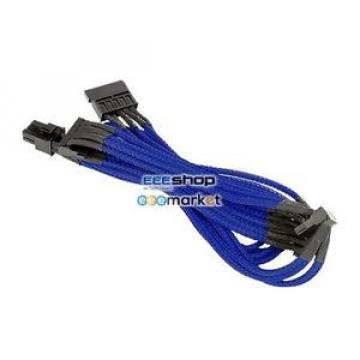 Thermaltake Sleeved 4Pin Peripheral Cable - Blue cable adapte AC-013-CN5NAN-PB