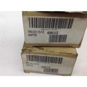 (5) NSK SNW11x1-15/16 Bearing Adapter Sleeve.  NEW IN DIRTY BOXES