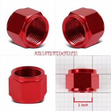 Red Aluminum Female Tube/Line Sleeve Nut Flare Oil/Fuel 16AN Fitting Adapter