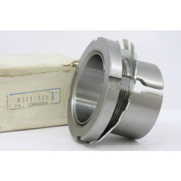 H 311 Bearing ADAPTER SLEEVE WITH LOCKING NUT 50mm X 75mm X 45mm  IN BOX