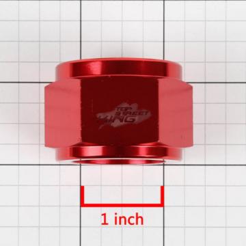 RED 16-AN 1&#034; TUBE SLEEVE NUT FITTING ADAPTER FOR ALUMINUM/STEEL TUBING LINE