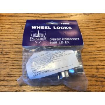 Wheel Locks 14x1.5 Open End Bulge Acorn Locking Nuts New 1X set