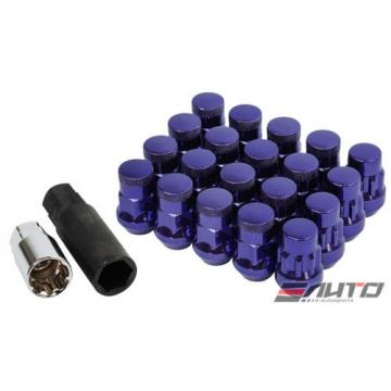 MUTEKI SR35 12x1.5 Rim Wheel Tuner Lug Lock Nut M12 P1.5 C/E Purple w/ key a