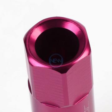 20pcs M12x1.5 Anodized 60mm Tuner Wheel Rim Acorn Lug Nuts Camaro/Aveo Pink