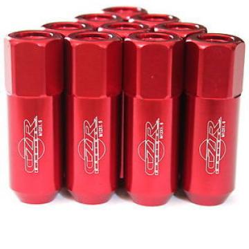 20PC CZRracing RED EXTENDED SLIM TUNER LUG NUTS LUGS WHEELS/RIMS FITS:MITSUBISHI