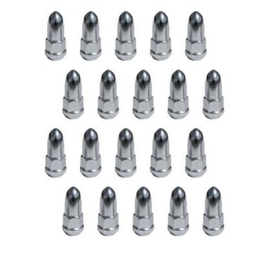 (20) 1/2&#034; Chrome Lug Nuts Bullet Style fits Ford Mustang Ranger Classic Hotrod