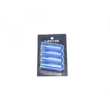 NRG 400 Series Extended Lug Nut Lock Set of 4 Blue 12 x 1.5mm LN-L40BL aluminum