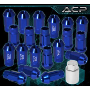 FOR NISSAN M12x1.25 LOCKING LUG NUTS WHEELS FORGED ALUMINUM 20 PIECES SET BLUE