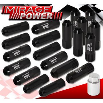 FOR NISSAN 12x1.25 LOCKING LUG NUTS 20 PIECES AUTOX TUNER WHEEL PACKAGE BLACK