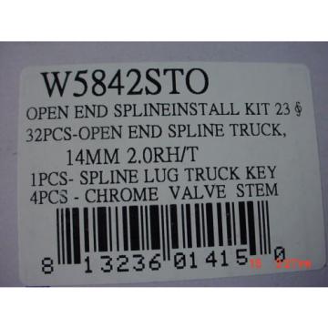 32 Chrome  West  Coast  Wheel  Accessories Spline/Locking  Lug  Nuts 14x2